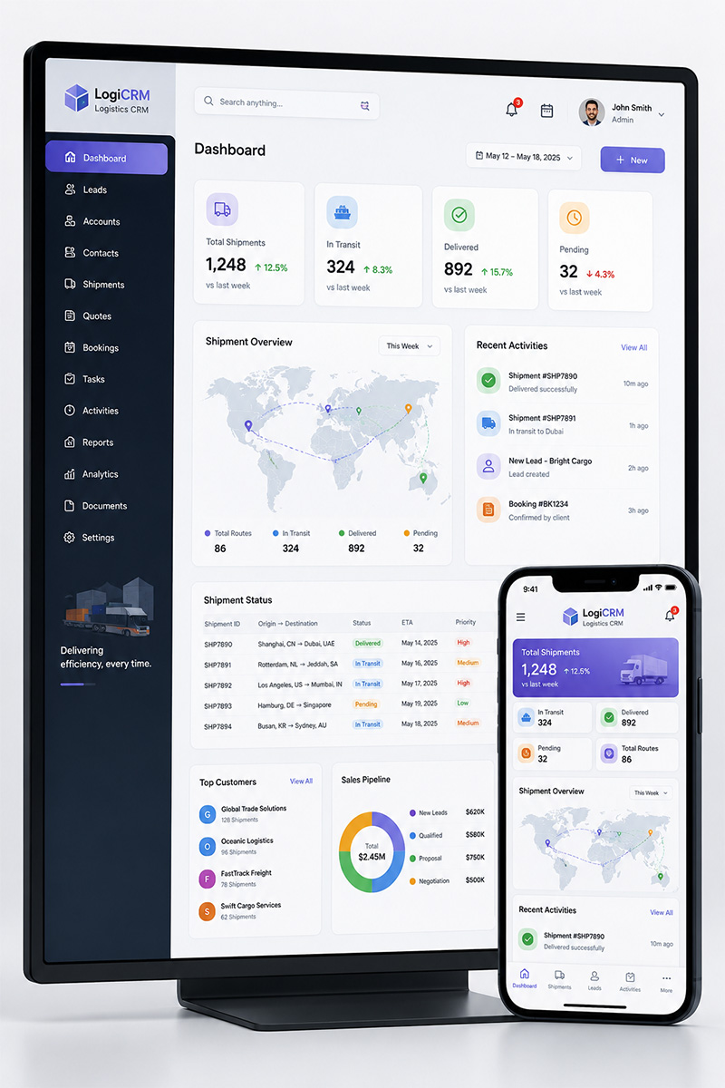 Logistics & Services
 CRM 