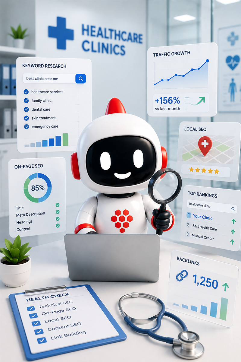 SEO services company in Dubai analytics dashboard