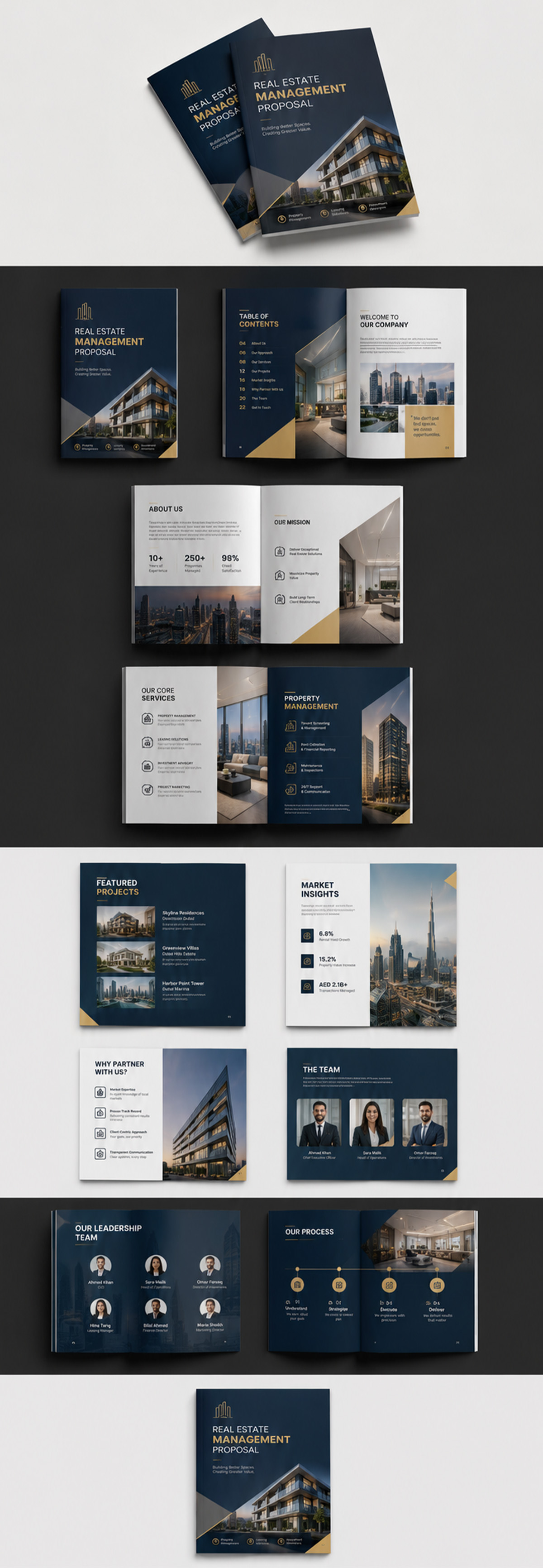 Corporate company profile design