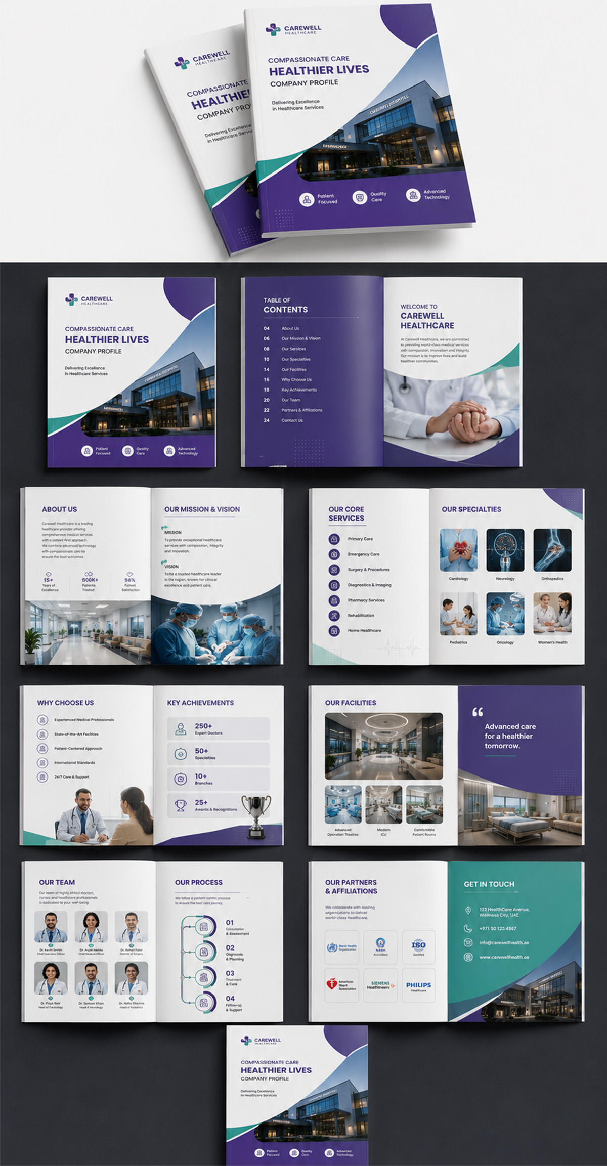 Corporate company profile design