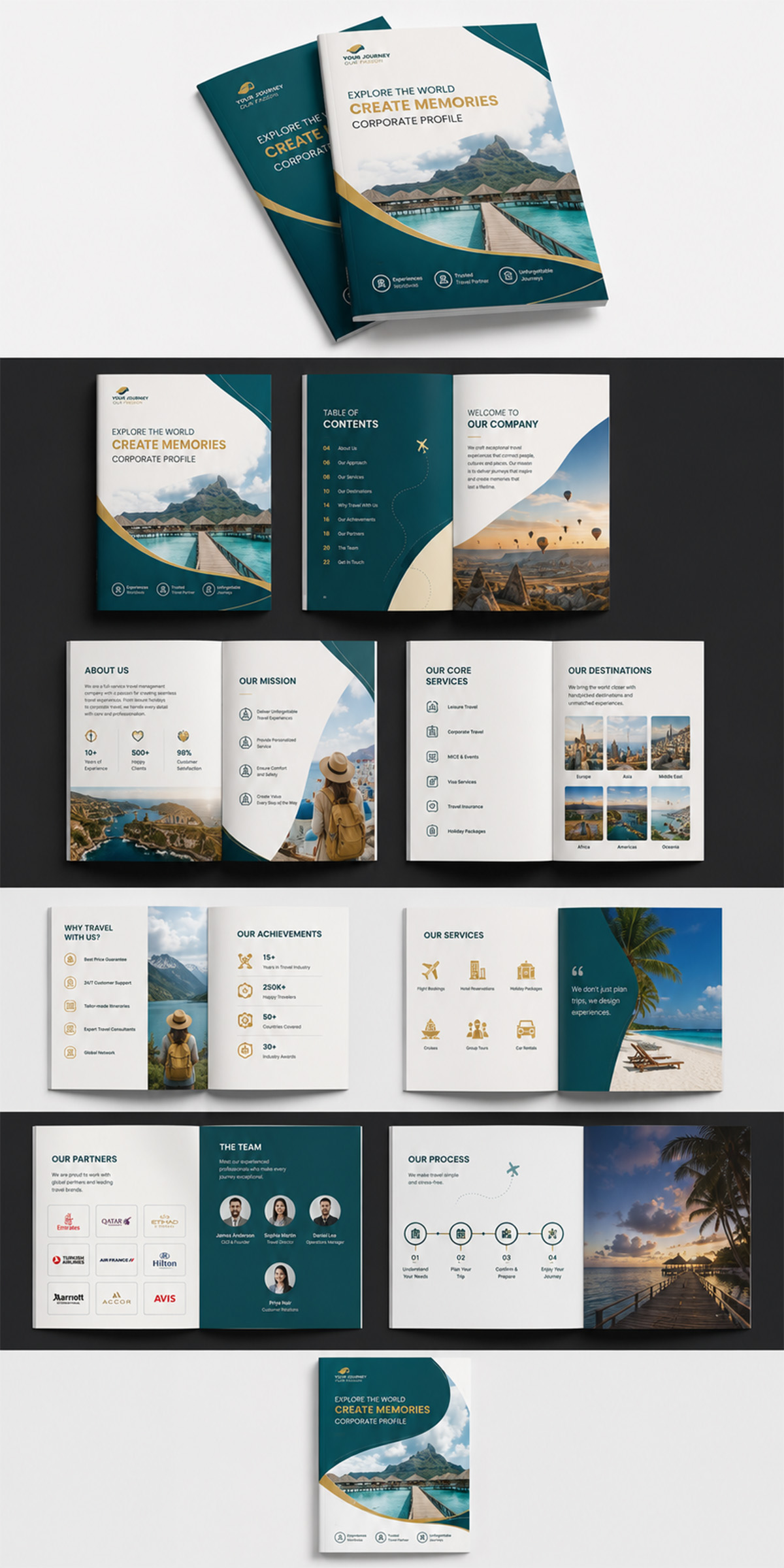 Corporate company profile design