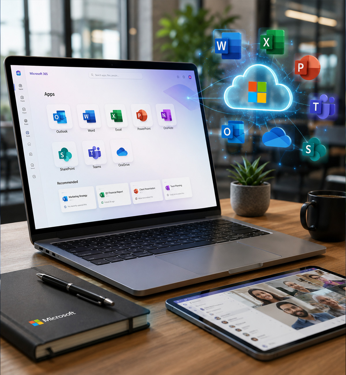 Cloud hosting Microsoft 365 and business email services in Dubai