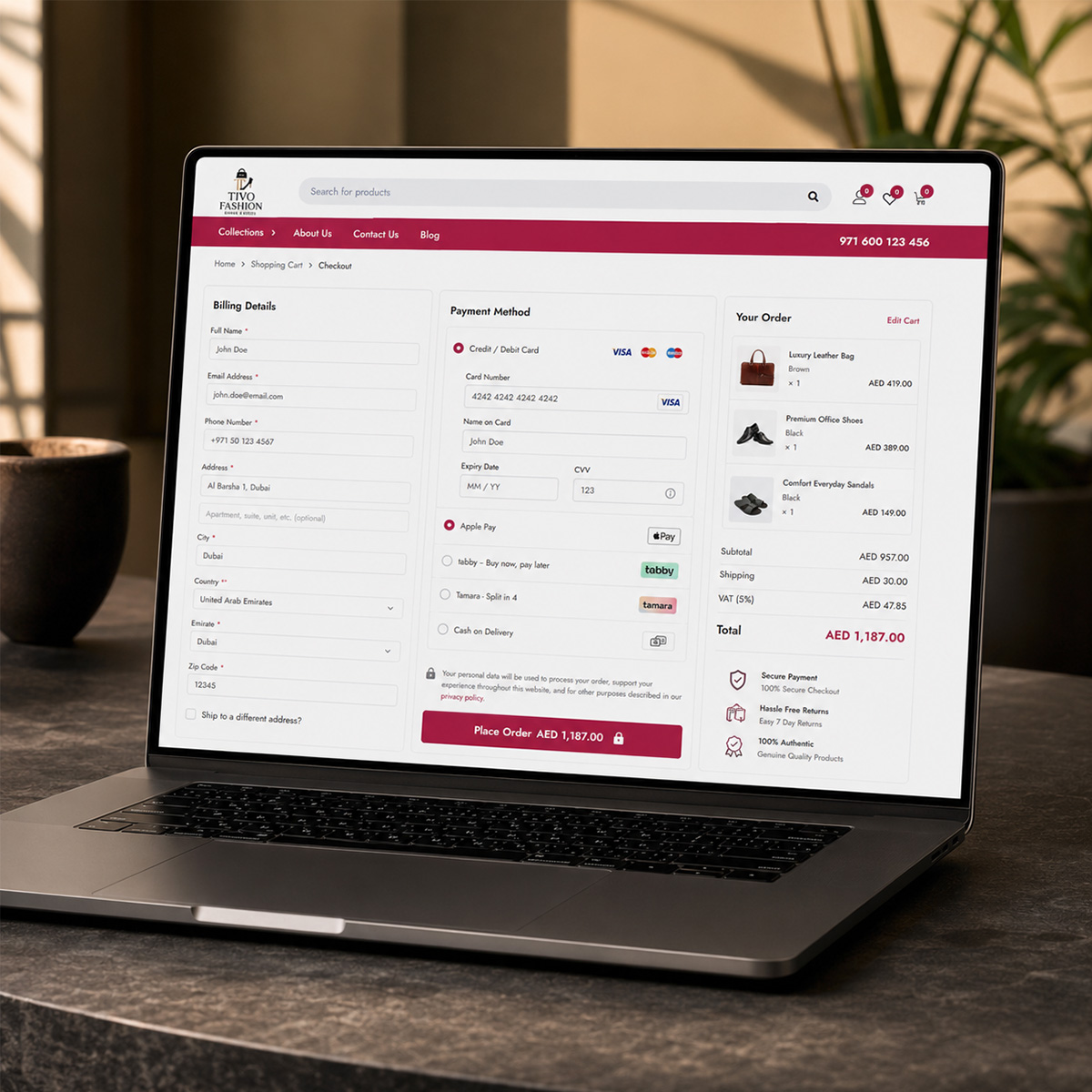 Payment Gateway Integration
